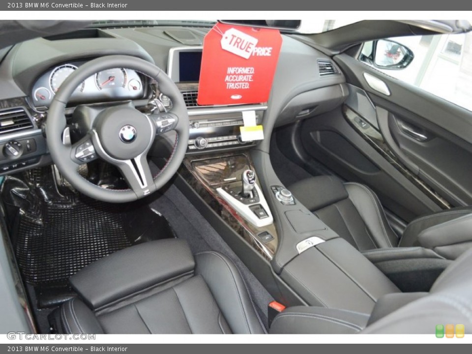Black Interior Prime Interior for the 2013 BMW M6 Convertible #72932182