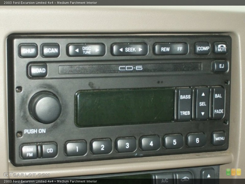 Medium Parchment Interior Audio System for the 2003 Ford Excursion Limited 4x4 #72932305
