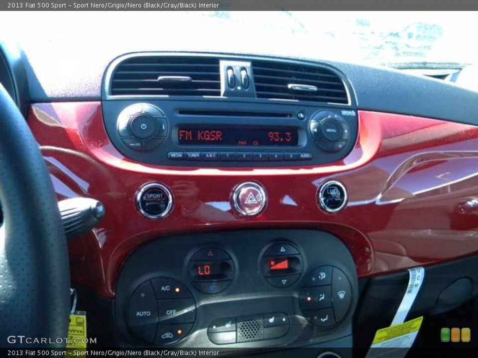 Sport Nero/Grigio/Nero (Black/Gray/Black) Interior Dashboard for the 2013 Fiat 500 Sport #72934261