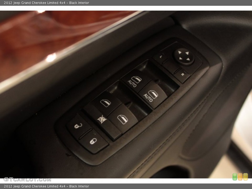 Black Interior Controls for the 2012 Jeep Grand Cherokee Limited 4x4 #72935359