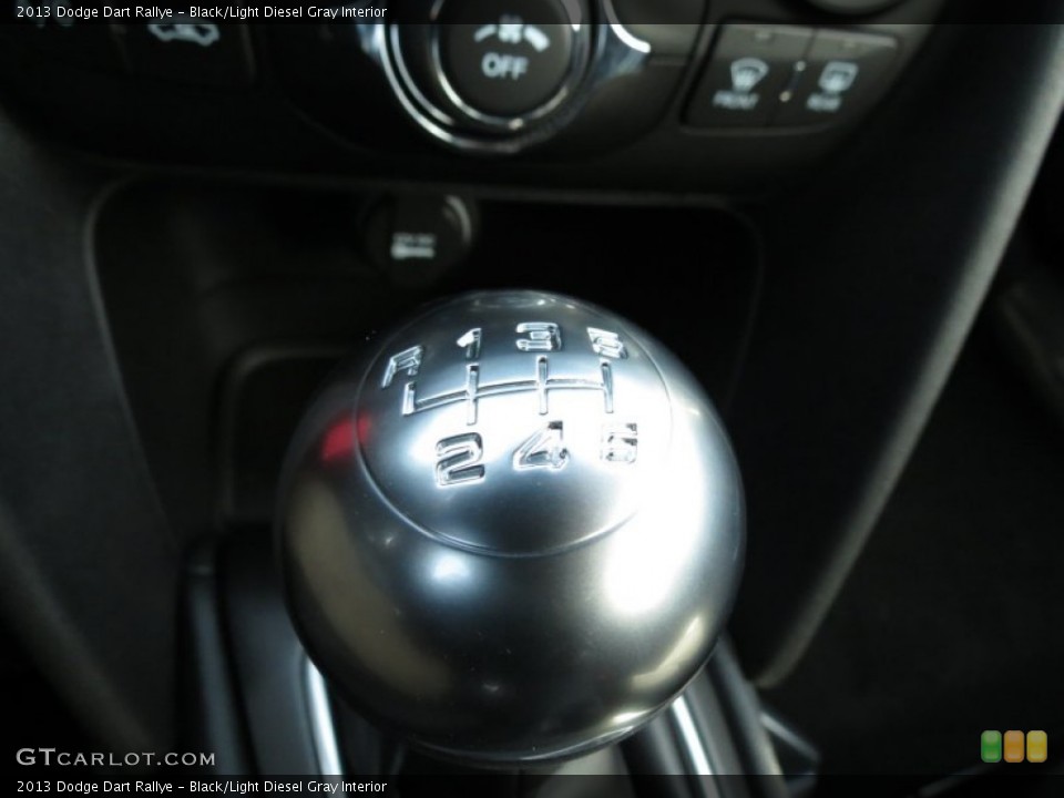 Black/Light Diesel Gray Interior Transmission for the 2013 Dodge Dart Rallye #72935572