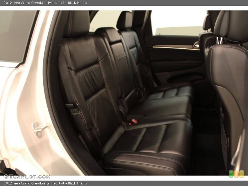 Black Interior Rear Seat for the 2012 Jeep Grand Cherokee Limited 4x4 #72935608