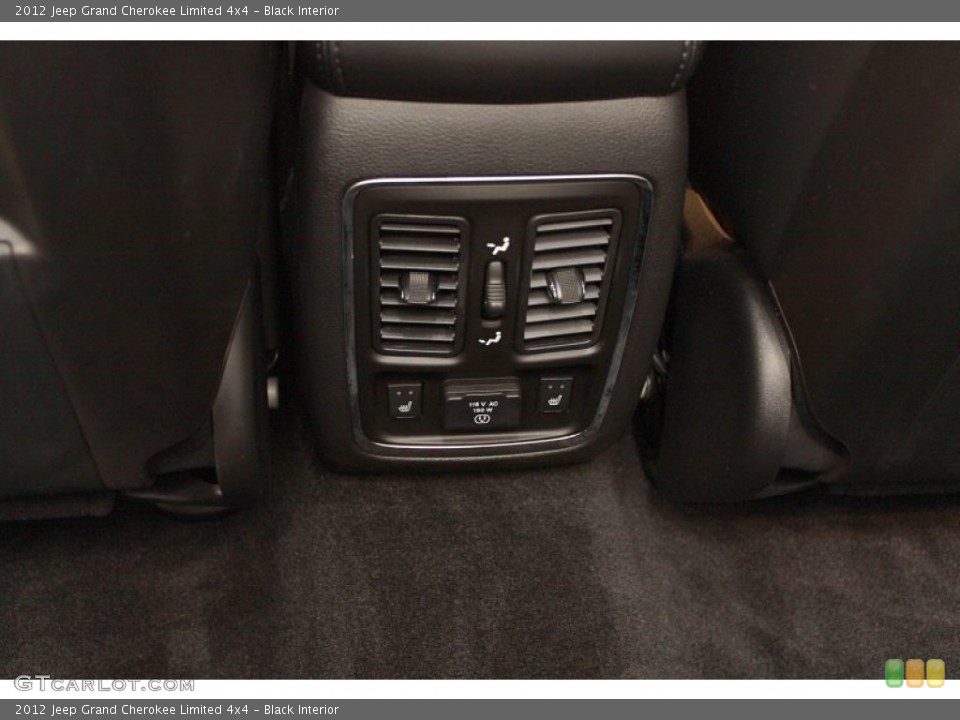 Black Interior Controls for the 2012 Jeep Grand Cherokee Limited 4x4 #72935662