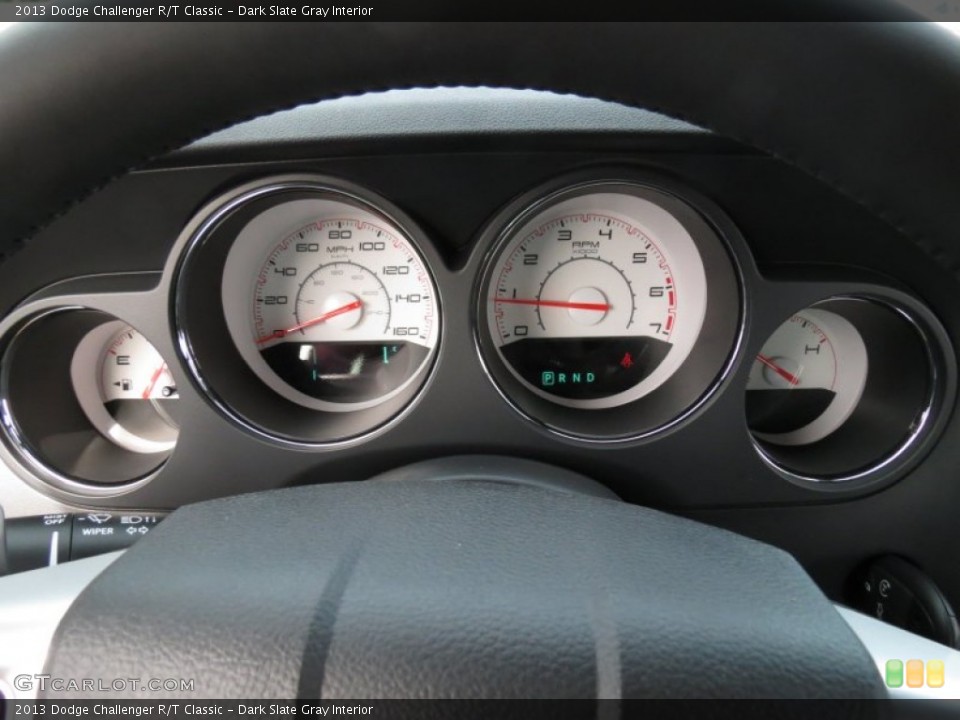 Dark Slate Gray Interior Gauges for the 2013 Dodge Challenger R/T Classic #72935932