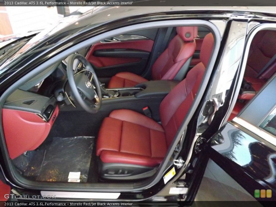 Morello Red/Jet Black Accents Interior Photo for the 2013 Cadillac ATS 3.6L Performance #72936127