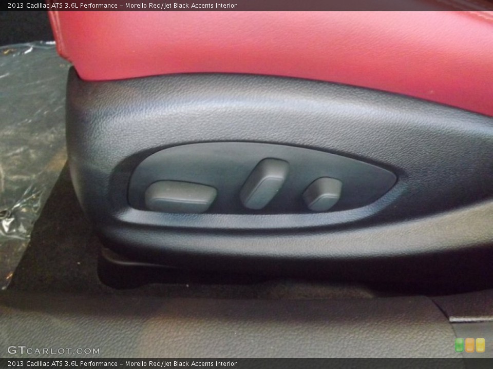 Morello Red/Jet Black Accents Interior Controls for the 2013 Cadillac ATS 3.6L Performance #72936145