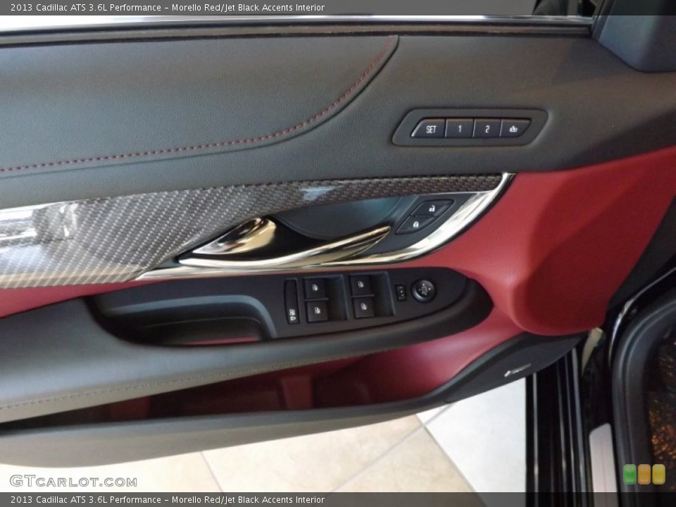 Morello Red/Jet Black Accents Interior Door Panel for the 2013 Cadillac ATS 3.6L Performance #72936202