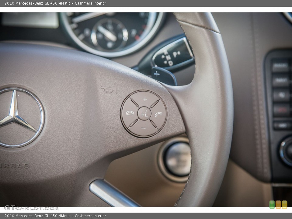 Cashmere Interior Controls for the 2010 Mercedes-Benz GL 450 4Matic #72937663