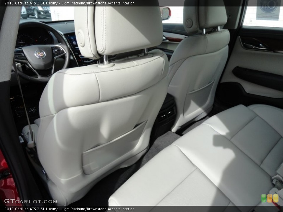 Light Platinum/Brownstone Accents Interior Rear Seat for the 2013 Cadillac ATS 2.5L Luxury #72939241