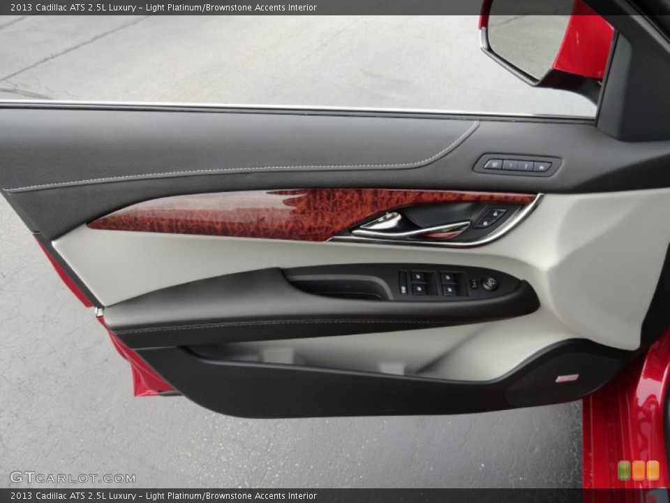 Light Platinum/Brownstone Accents Interior Door Panel for the 2013 Cadillac ATS 2.5L Luxury #72939334