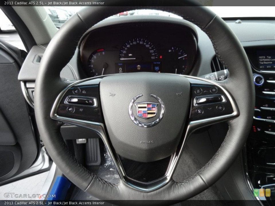 Jet Black/Jet Black Accents Interior Steering Wheel for the 2013 Cadillac ATS 2.5L #72939775