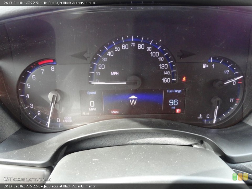 Jet Black/Jet Black Accents Interior Gauges for the 2013 Cadillac ATS 2.5L #72939853