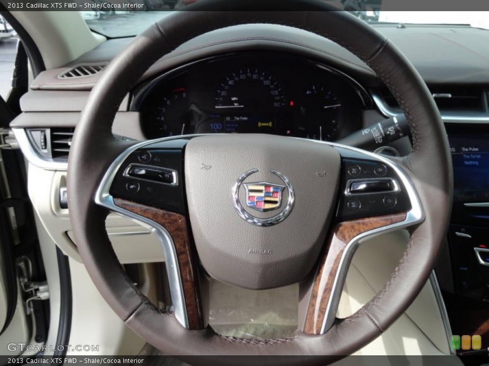 Shale/Cocoa Interior Steering Wheel for the 2013 Cadillac XTS FWD #72940160