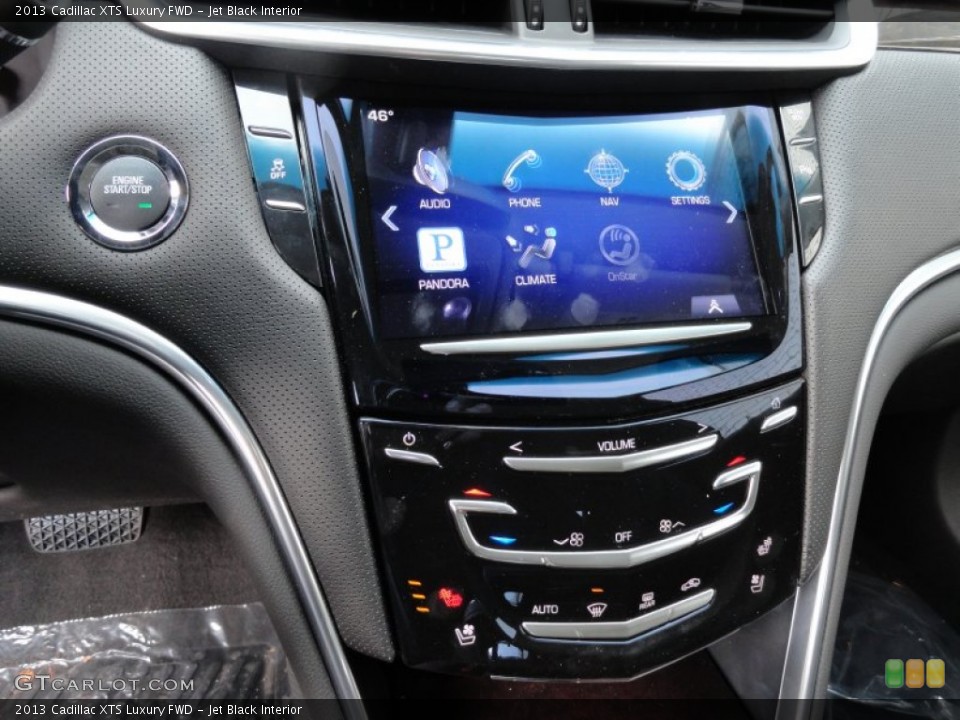 Jet Black Interior Controls for the 2013 Cadillac XTS Luxury FWD #72940615