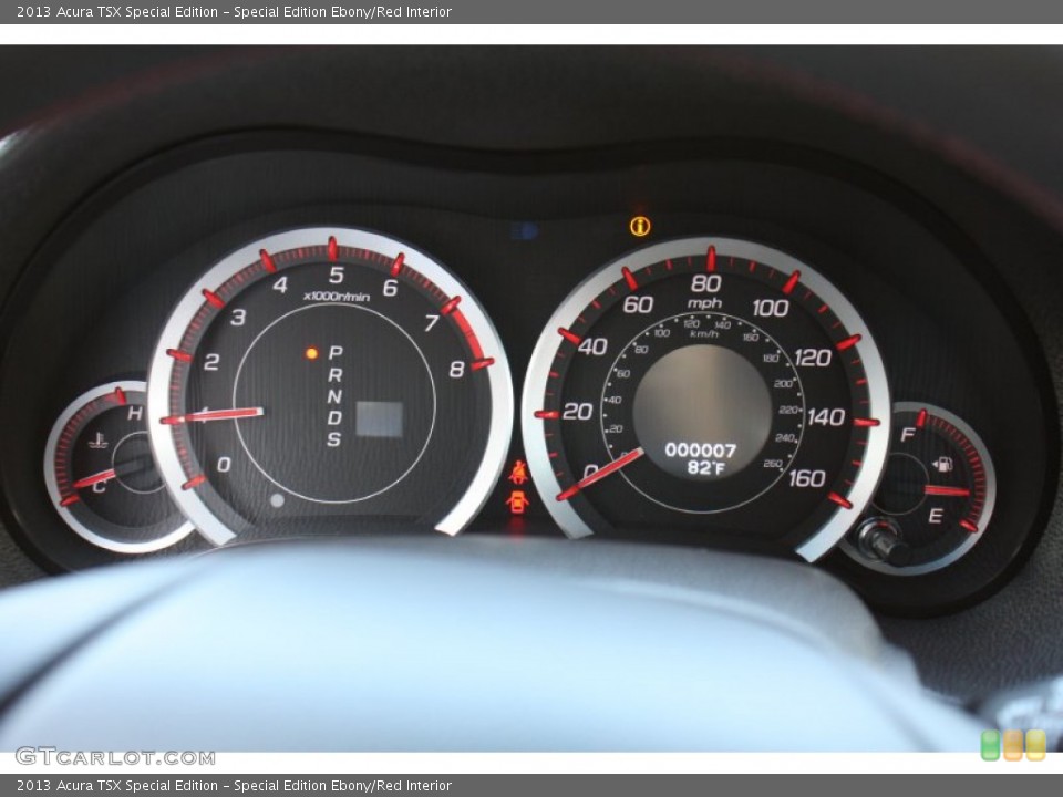 Special Edition Ebony/Red Interior Gauges for the 2013 Acura TSX Special Edition #72942745