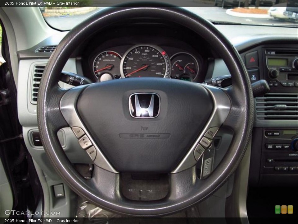 Gray Interior Steering Wheel for the 2005 Honda Pilot EX 4WD #72943639