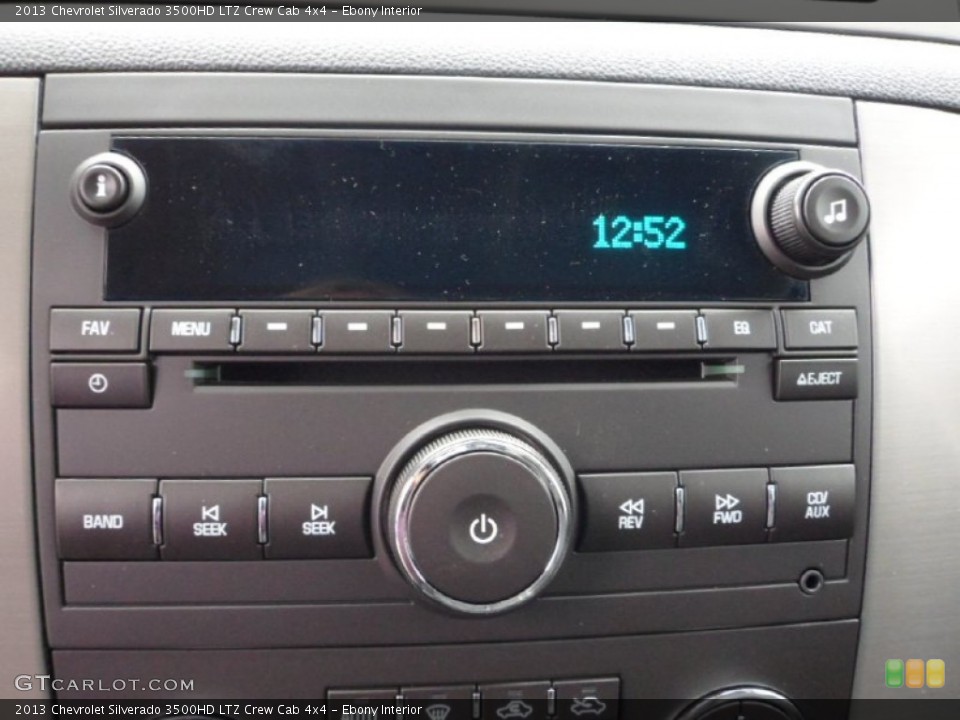 Ebony Interior Audio System for the 2013 Chevrolet Silverado 3500HD LTZ Crew Cab 4x4 #72946476