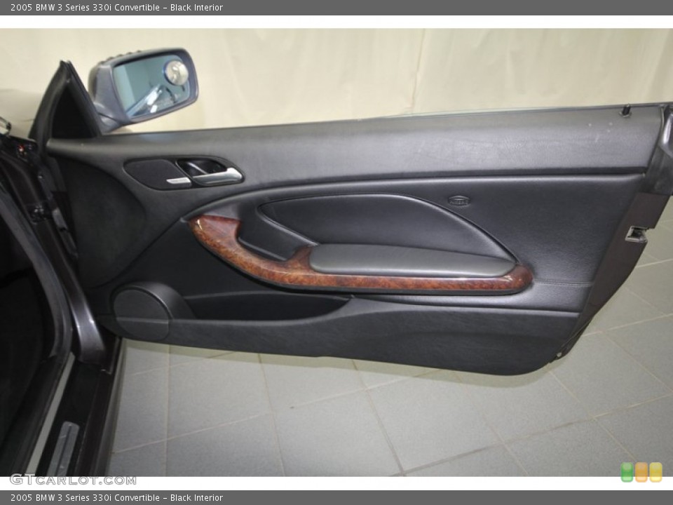 Black Interior Door Panel for the 2005 BMW 3 Series 330i Convertible #72946663