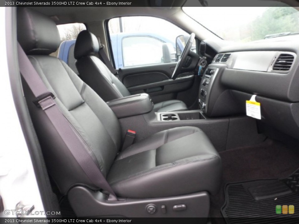 Ebony Interior Photo for the 2013 Chevrolet Silverado 3500HD LTZ Crew Cab 4x4 #72946737