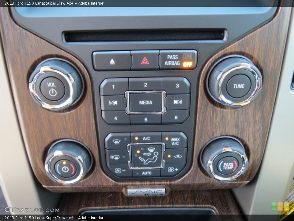 Adobe Interior Controls for the 2013 Ford F150 Lariat SuperCrew 4x4 #72948363