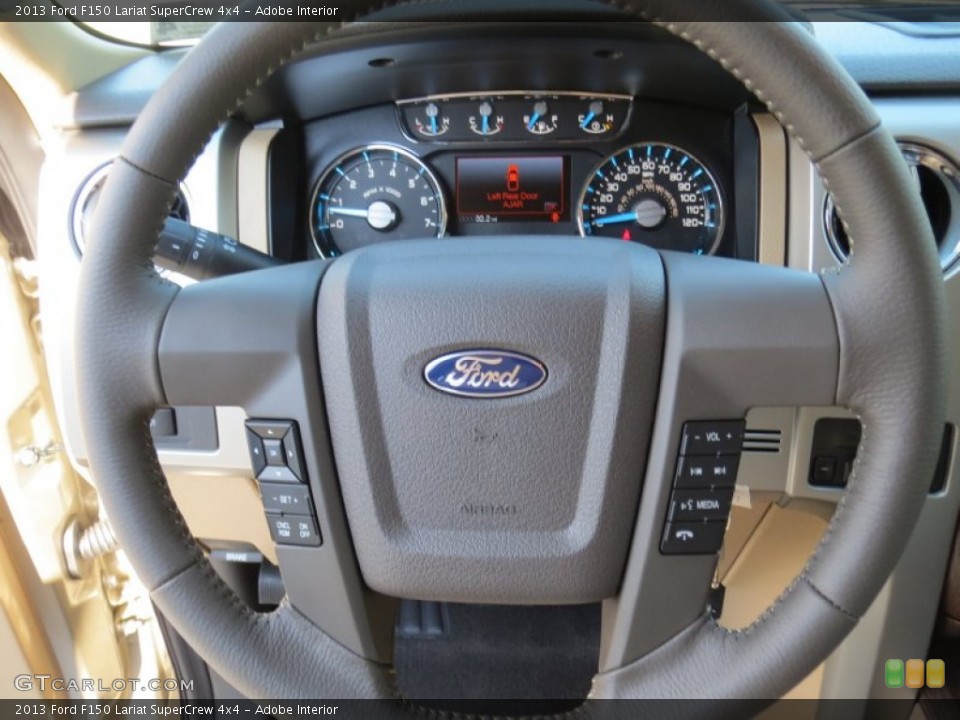 Adobe Interior Steering Wheel for the 2013 Ford F150 Lariat SuperCrew 4x4 #72948465