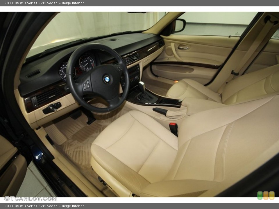 Beige Interior Prime Interior for the 2011 BMW 3 Series 328i Sedan #72948826