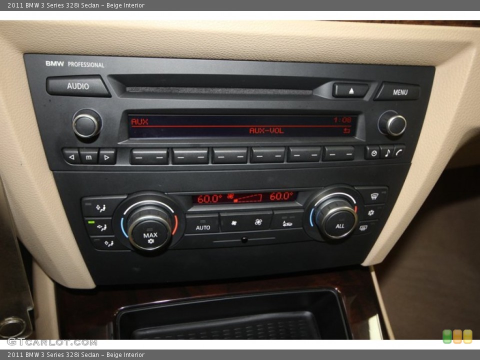 Beige Interior Controls for the 2011 BMW 3 Series 328i Sedan #72949026