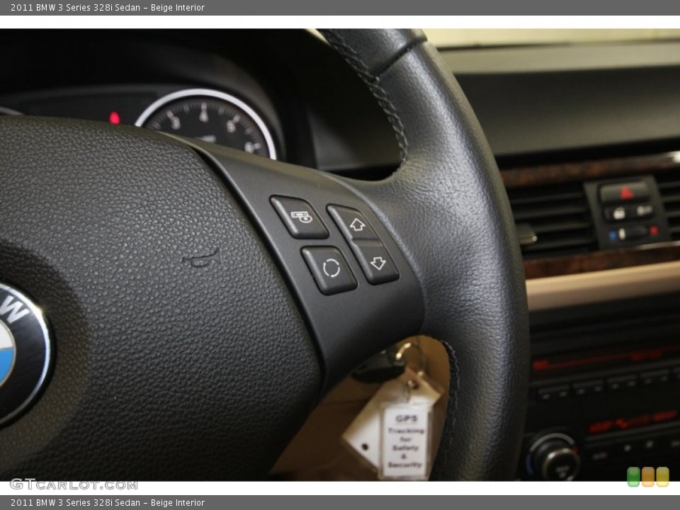 Beige Interior Controls for the 2011 BMW 3 Series 328i Sedan #72949122