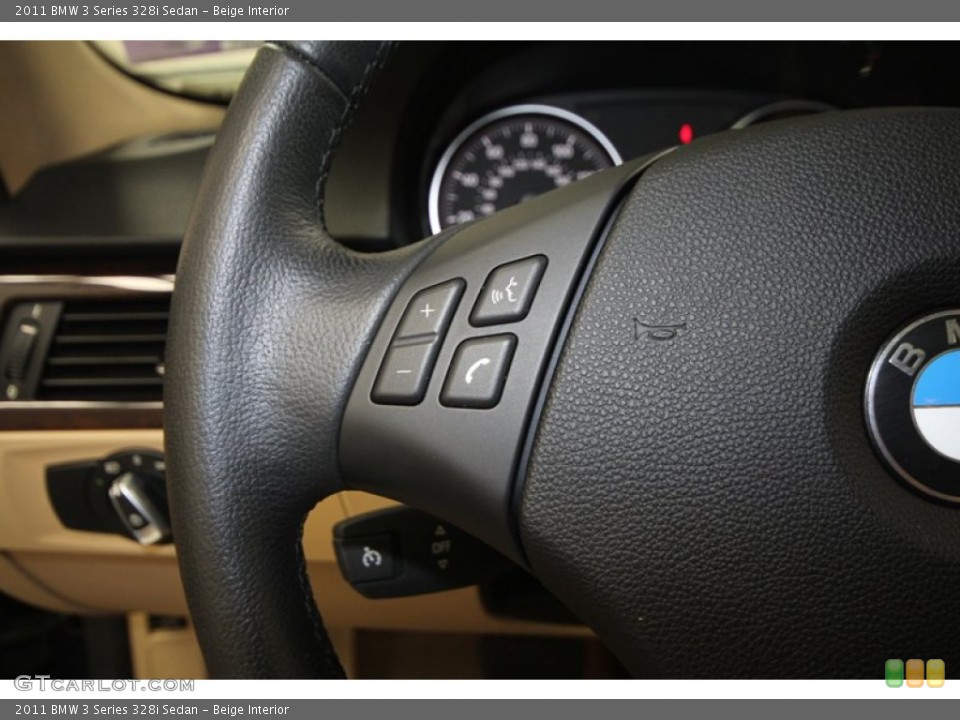 Beige Interior Controls for the 2011 BMW 3 Series 328i Sedan #72949146