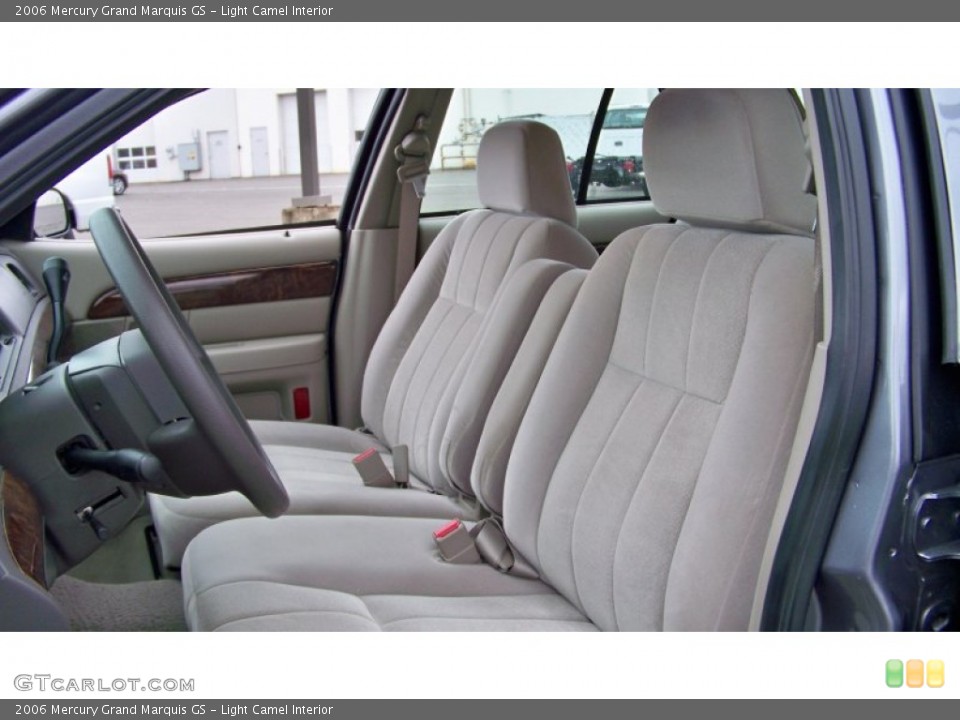 Light Camel Interior Front Seat for the 2006 Mercury Grand Marquis GS #72949545