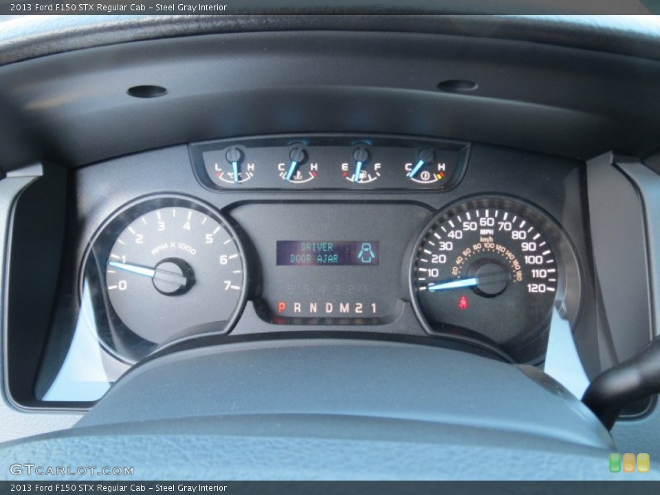 Steel Gray Interior Gauges for the 2013 Ford F150 STX Regular Cab #72950076