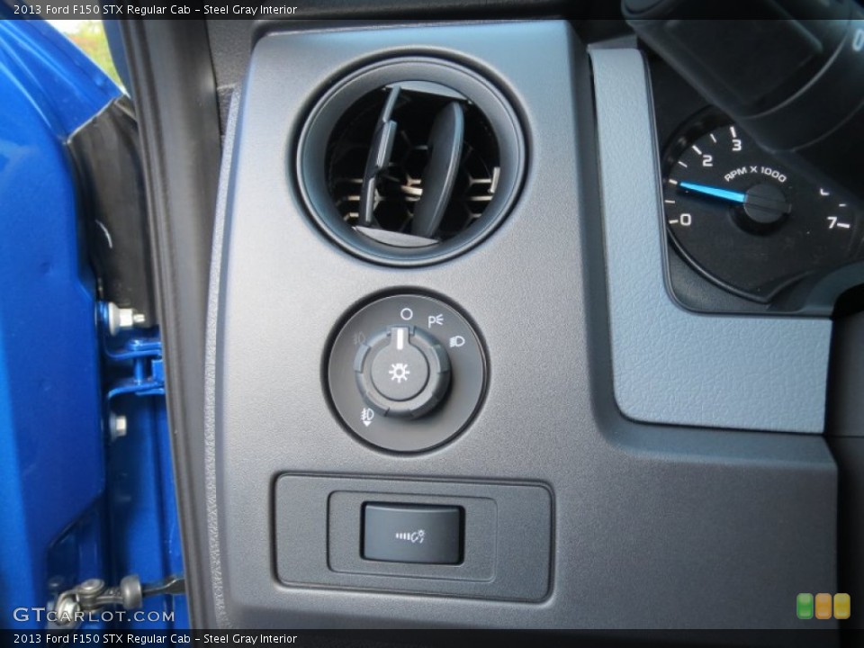 Steel Gray Interior Controls for the 2013 Ford F150 STX Regular Cab #72950097