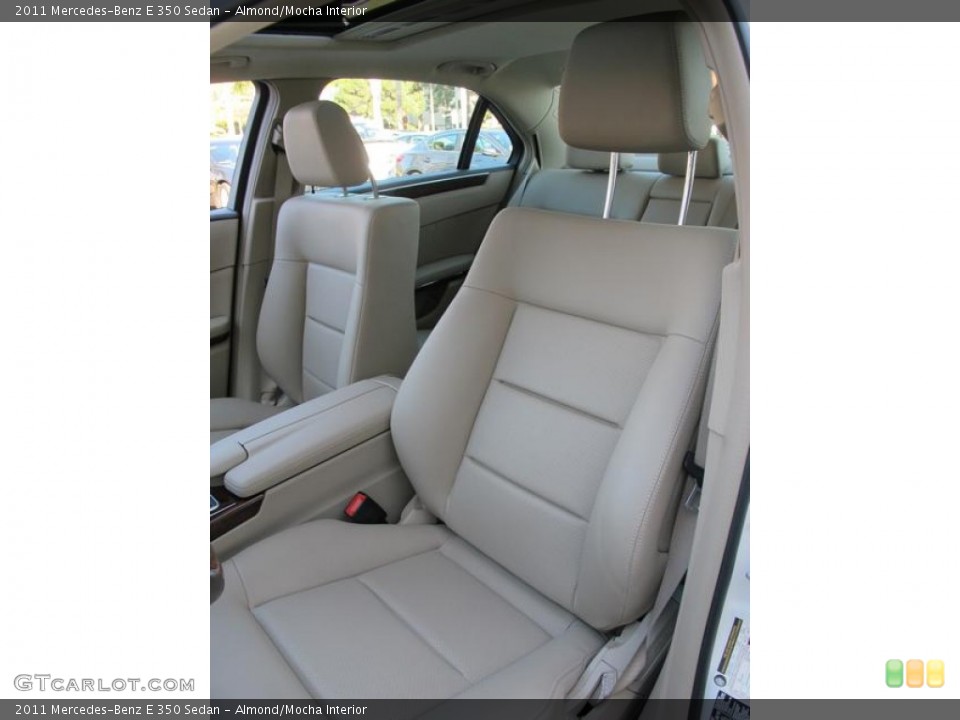 Almond/Mocha Interior Front Seat for the 2011 Mercedes-Benz E 350 Sedan #72950340