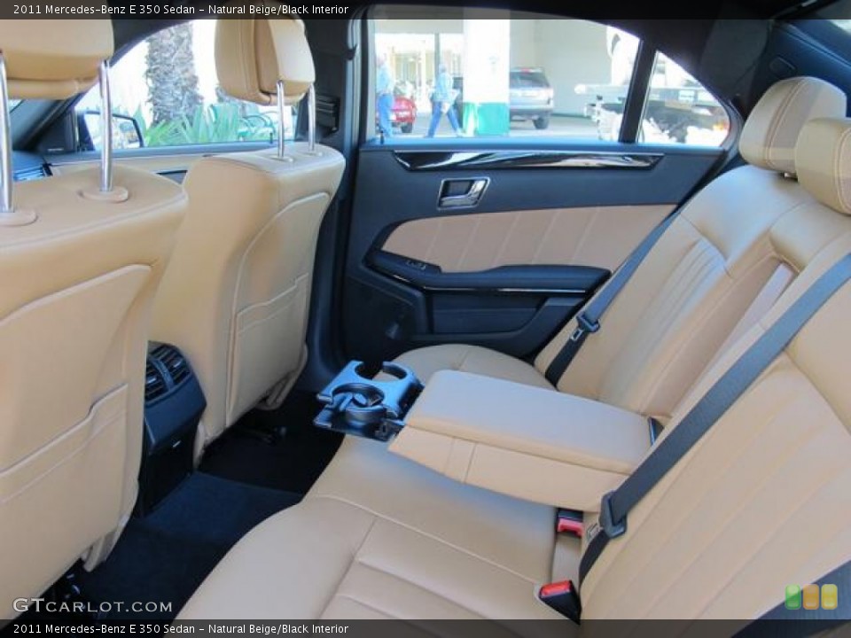 Natural Beige/Black Interior Photo for the 2011 Mercedes-Benz E 350 Sedan #72951040