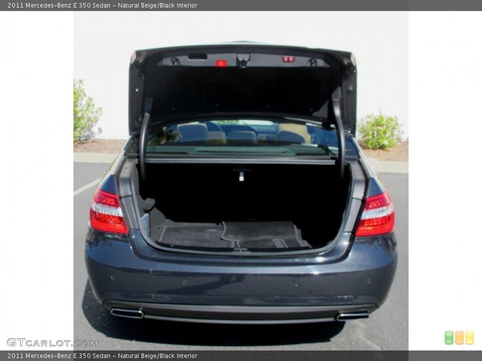 Natural Beige/Black Interior Trunk for the 2011 Mercedes-Benz E 350 Sedan #72951207