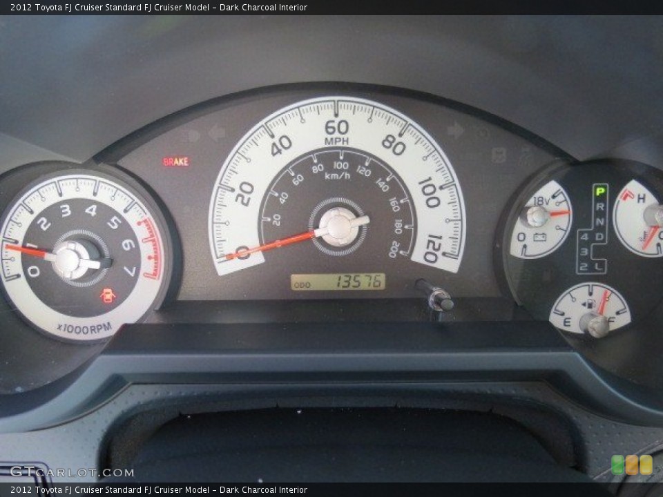Dark Charcoal Interior Gauges for the 2012 Toyota FJ Cruiser  #72951711