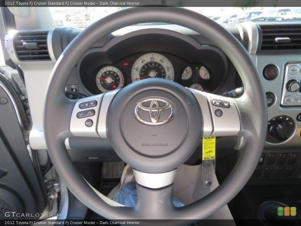 Dark Charcoal Interior Steering Wheel for the 2012 Toyota FJ Cruiser  #72951735