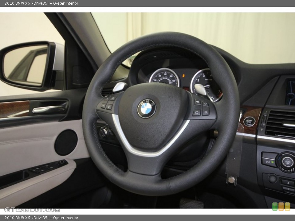Oyster Interior Steering Wheel for the 2010 BMW X6 xDrive35i #72952193