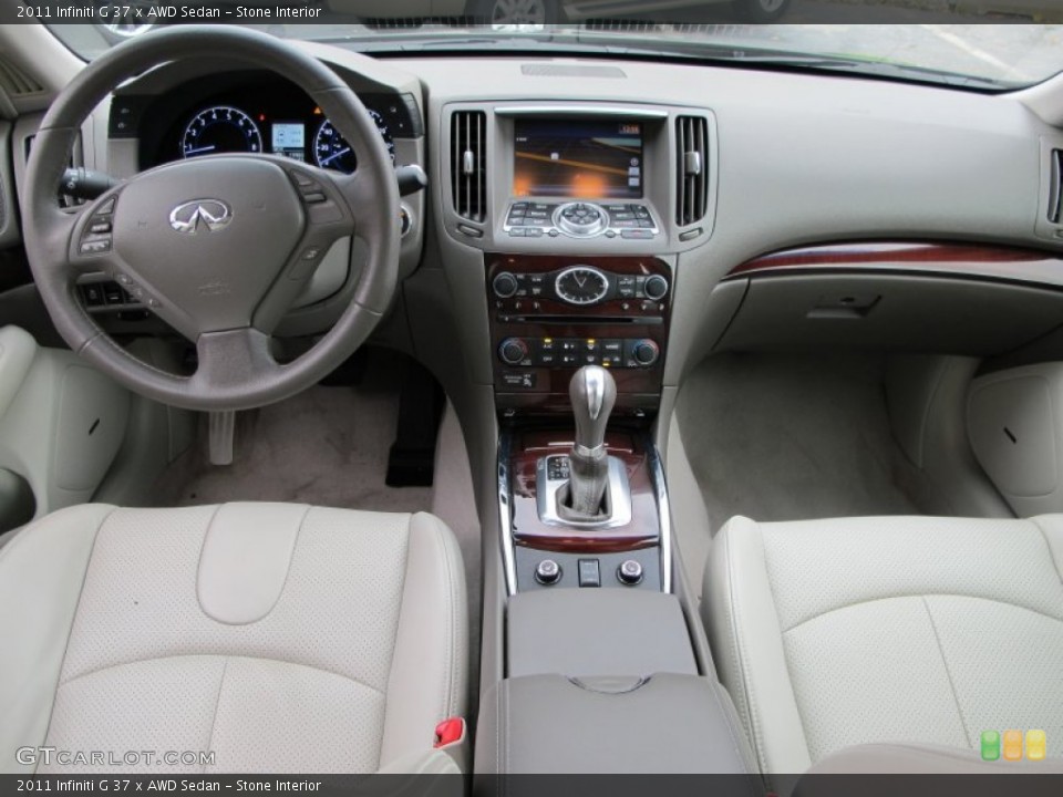 Stone Interior Photo for the 2011 Infiniti G 37 x AWD Sedan #72952266