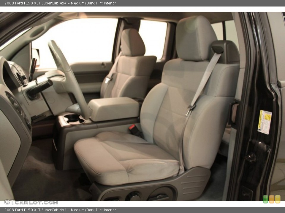 Medium/Dark Flint Interior Front Seat for the 2008 Ford F150 XLT SuperCab 4x4 #72953411