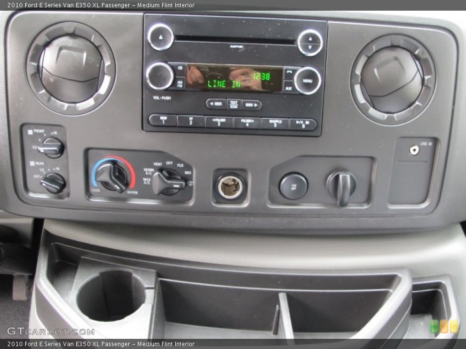 Medium Flint Interior Controls for the 2010 Ford E Series Van E350 XL Passenger #72953742