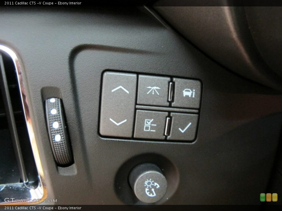 Ebony Interior Controls for the 2011 Cadillac CTS -V Coupe #72953751