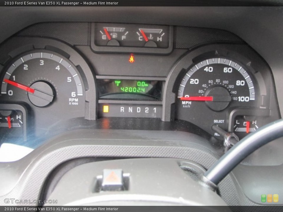 Medium Flint Interior Gauges for the 2010 Ford E Series Van E350 XL Passenger #72953767