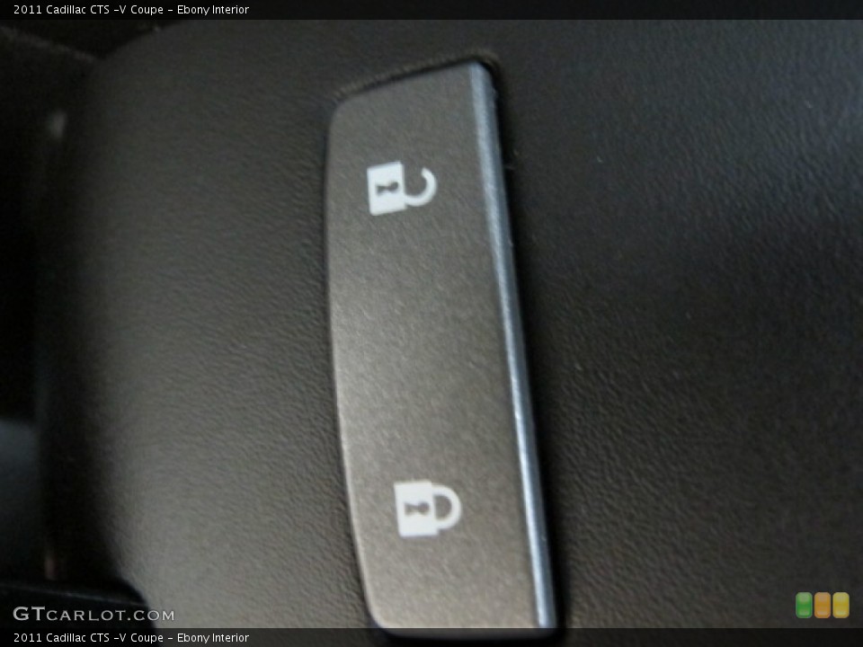 Ebony Interior Controls for the 2011 Cadillac CTS -V Coupe #72953859