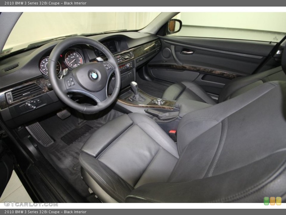 Black Interior Prime Interior for the 2010 BMW 3 Series 328i Coupe #72954036