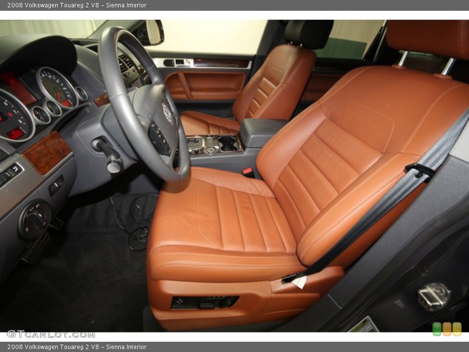 Sienna Interior Front Seat for the 2008 Volkswagen Touareg 2 V8 #72955701