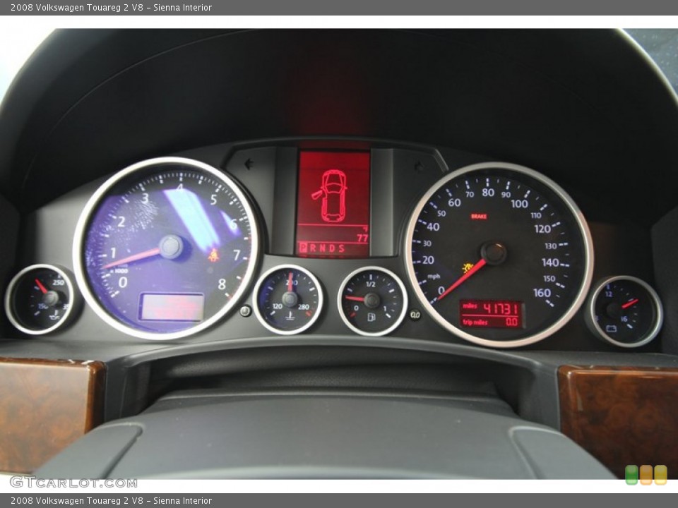 Sienna Interior Gauges for the 2008 Volkswagen Touareg 2 V8 #72956640