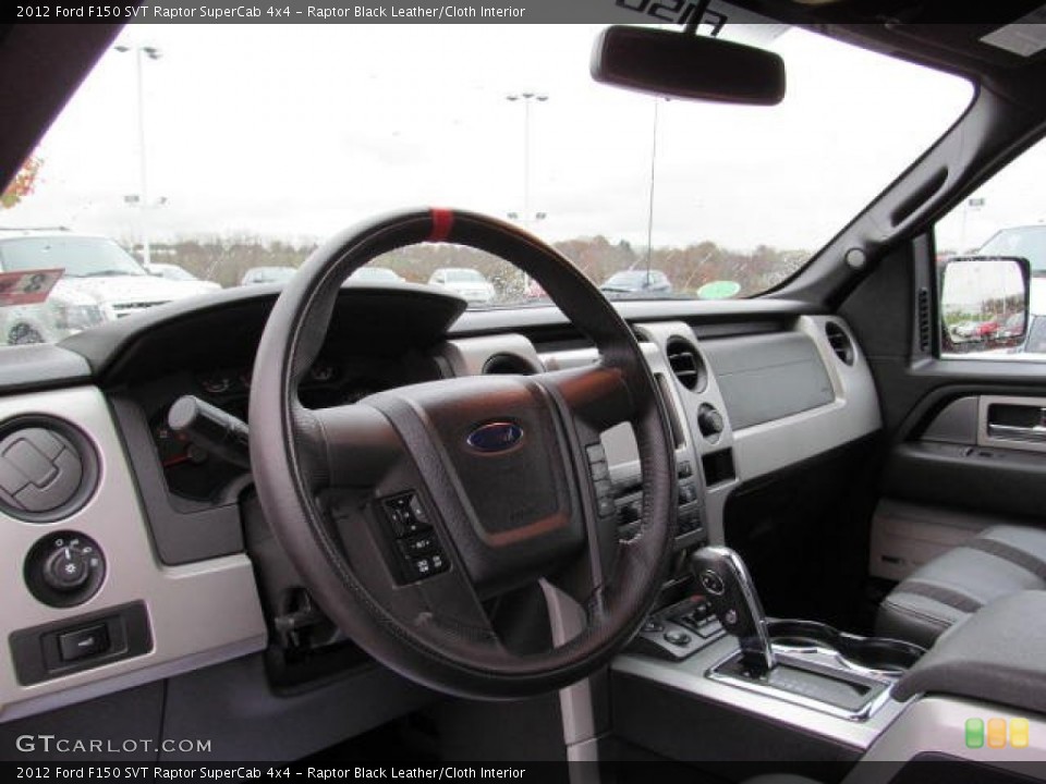 Raptor Black Leather/Cloth Interior Dashboard for the 2012 Ford F150 SVT Raptor SuperCab 4x4 #72956880