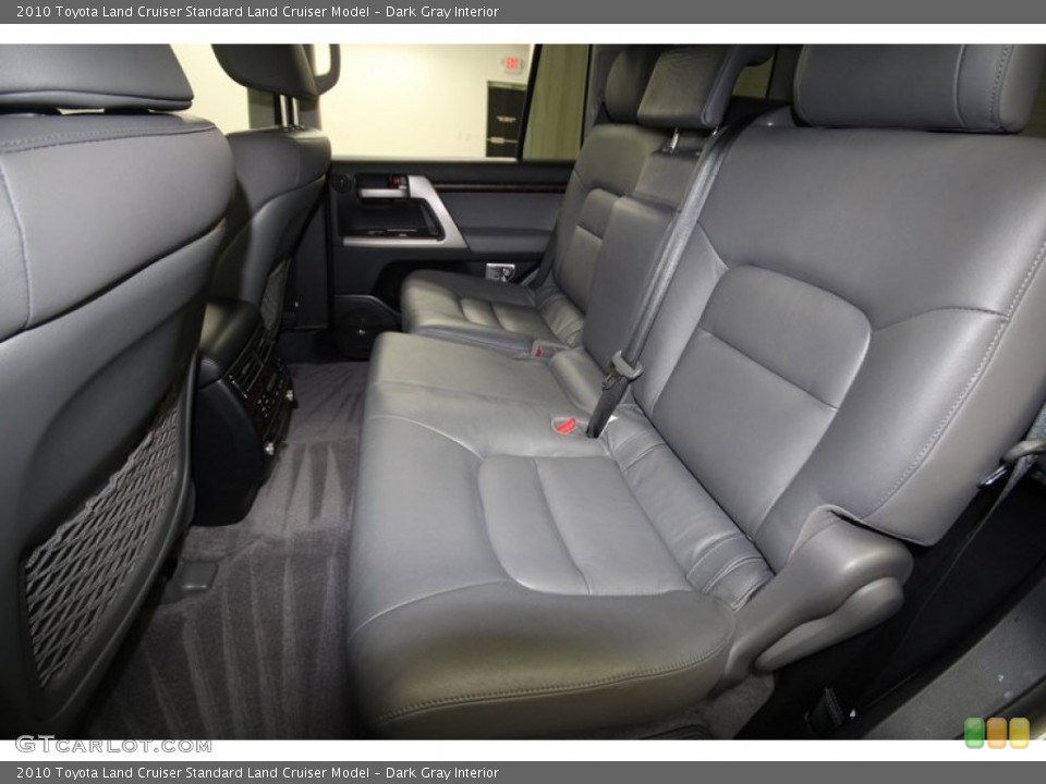 Dark Gray Interior Rear Seat for the 2010 Toyota Land Cruiser  #72956983