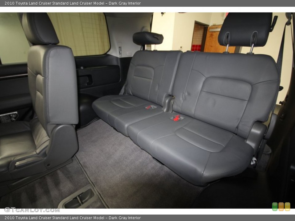 Dark Gray Interior Rear Seat for the 2010 Toyota Land Cruiser  #72957006